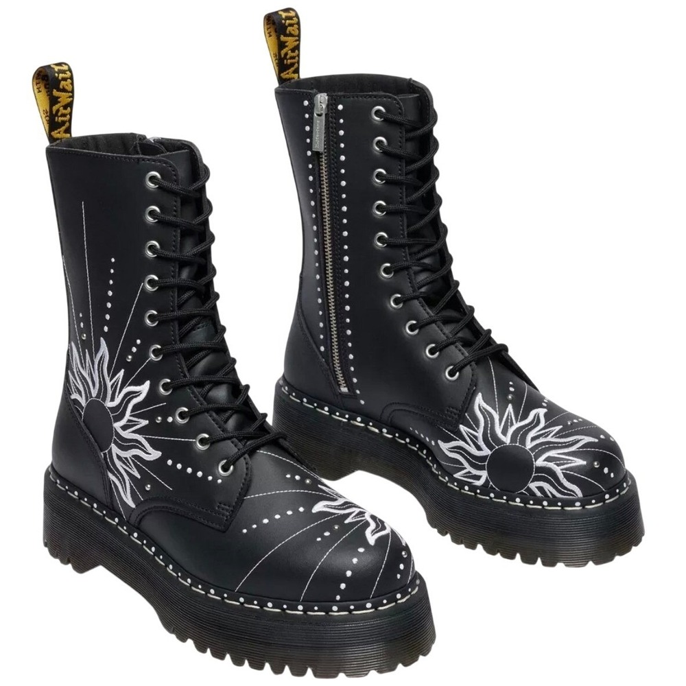 NIB Dr. Martens Jadon Hi Solar Flare Reclaimed Leather Platform Boots Men's 11